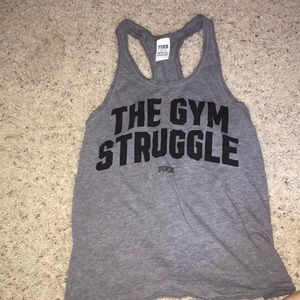 Pink Victoria’s Secret tank top